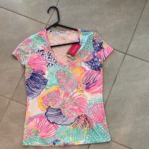 Lilly Pulitzer Multicolor Short Sleeve Tee